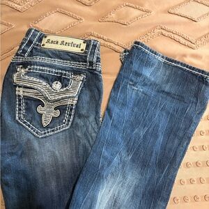 Rock Revival Women's Boot Cut Jeans in Blue